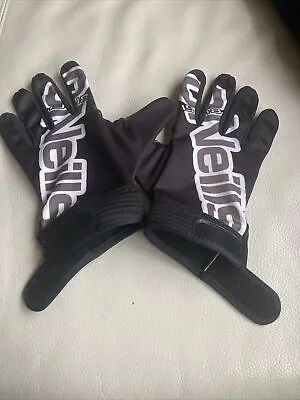 Adults Black White O'Neills GAA Gloves Gaelic/Hurling Size XL NEW • £19.95