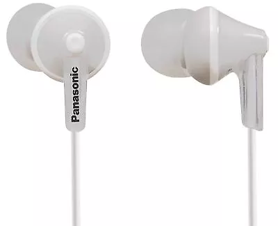 Panasonic RPHJE125 Ergofit Stereo In-Ear Earbud Earphones│Headphones│White • £14.99