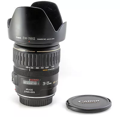 Canon EF 28-135mm F/3.5-5.6 IS USM Zoom Lens For EF AF EOS Film And DSLR Fit • £139