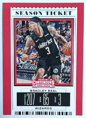 Bradley Beal 5 Panini Contenders Draft Picks Season Ticket 2019-20 • $2.55