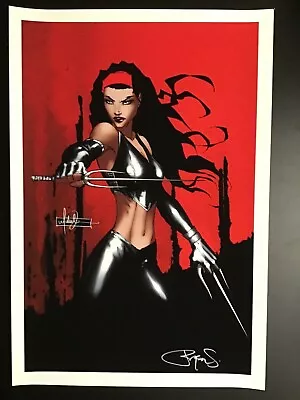 MARVEL ELECTRA ART PRINT By MICHAEL TURNER Print SIGNED ASPEN NYCC 2019 • $74.99