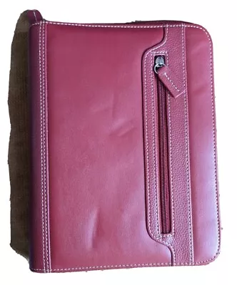 Franklin Covey Planner Organizer Case Red Color  Mar22 • $29.79