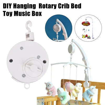 DIY Rotary Baby Cot Mobile Crib Bed Toy Wind-up Music Box Infant Bell Attractive • £7.66