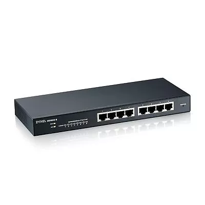 Zyxel 8-Port Gigabit Switch | Smart Managed | Desktop/Wallmount And Fanless | • $82.99