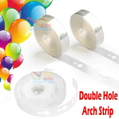 £4.49 • Buy 15M Balloon Strip Arch Party Connect Chain Plastic Tape Garland String Wedding