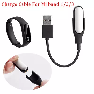 Cable Charged Adapter For Xiaomi Mi Band 1|Xiaomi Mi Band 2|Xiaomi Mi Band 3 • £2.59