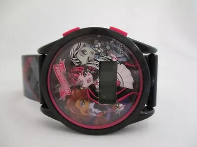 Monster High Digital Wristwatch Black Buckle Band Collectible • $29