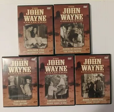 The John Wayne Collection 5 DVD Set (1998) 10 Movies Excellent Cond FREE SHIP! • $13.99