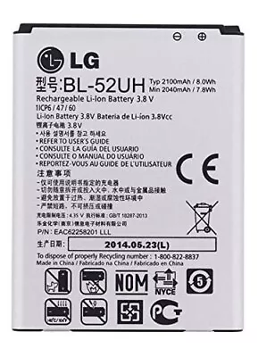 New OEM LG BL-52UH Optimus L70 MS323 VS450PP Exceed 2 Ultimate2 Realm Pulse L41C • $8.75