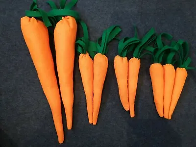 £9.50 • Buy 9x Felt Carrots Easter Decorations  Props Photography Easter Basket Filling 