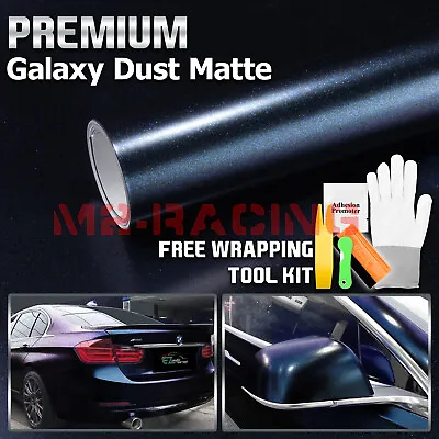 Galaxy Dust Matte Midnight Blue Metallic Car Sticker Decal Vinyl Wrap Sheet Film • $4.99