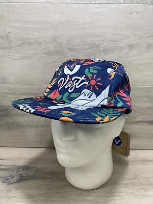 Vast Tropical Floral 5 Panel Adjustable Hat New With Tags  • $30