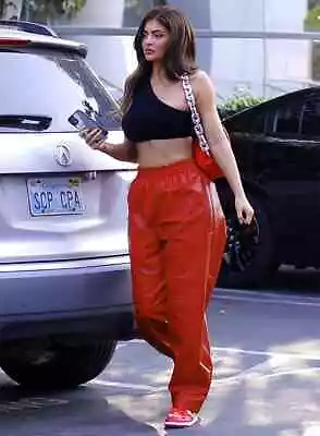 $232.46 • Buy KYLIE JENNER Leather Women's Pant 100% Genuine Sheepskin Causal Wear Pant