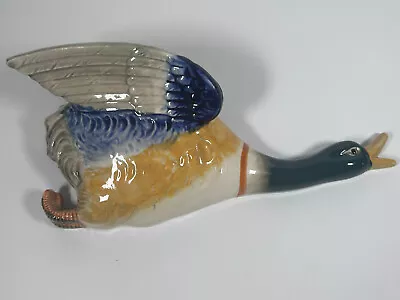 £18.36 • Buy Vintage Flying Mallard Duck Wall Pockets Occupied Japan Ceramic