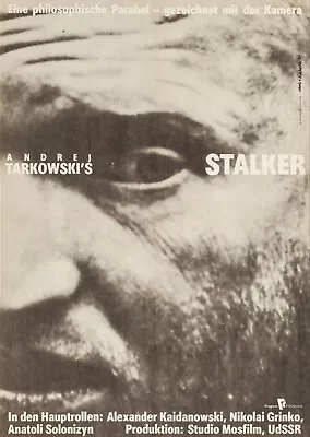 $244.95 • Buy Folded Poster Andrei Tarkovsky STALKER '79 Original E.GERMAN 16x23 '81 1st Issue