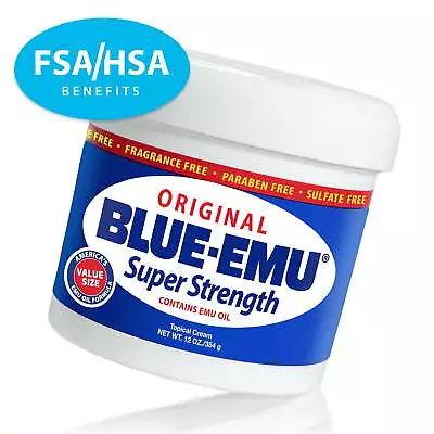 $46.15 • Buy Blue-Emu Original Joint & Muscle Cream, Soothes And Supports, 12 Oz, Value Size