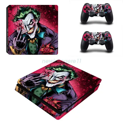 $23.47 • Buy HOT The Joker Vinyl Skin Decal Sticker Cover Sony PS4 Slim Console Controller AU