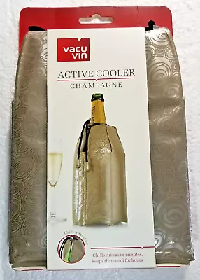 $22.95 • Buy Vacu Vin Active Champagne Cooler -Chills In Minutes Without Ice -Cool For Hours