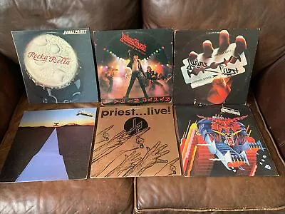 Judas Priest Lot Of 6 Vintage Vinyl Albums Featuring Rob Halford • $31