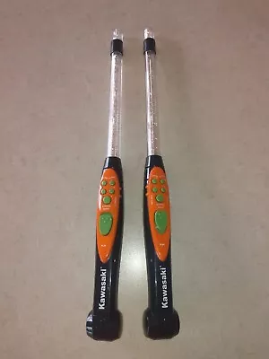 Kawasaki Pair Electronic Lighted Drum Sticks RARE Vintage Battery Operated USED • $37.99