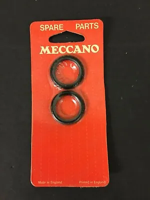 VTG MECCANO SPARE PARTS RUBBER FLEXIBLE 1  / 25mm RINGS/BELTS No.155 -NOS-PULLEY • £8.50