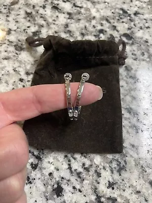 Michael Kors Earrings Hoops Silver EUC  • $45