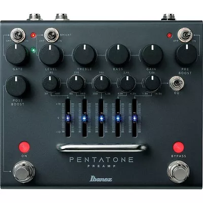 Ibanez Pentatone Preamp Distortion Effects Pedal Gun Metal • $249.99