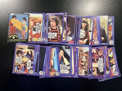 VINTAGE 1978 Topps Mork & Mindy Trading Card Lot Of 79 Cards And Stickers • $9.99