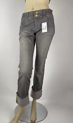 New With Tag Cabi Lou Lou Straight Leg Jeans Gray Wash Jeans Size 2 • $15.19