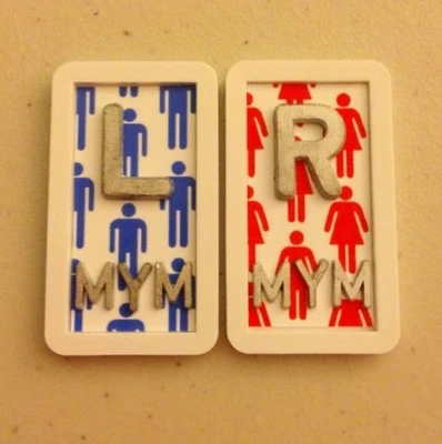 $18.99 • Buy Set Of A WOMAN IS ALWAYS  RIGHT  X-Ray Marker Set Radiology Lead Xray Girl