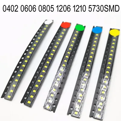 0402 0603 0805 1206 1210 3528 5050 SMD SMT LED Diodes White Red Blue Light Bulb • $1.50