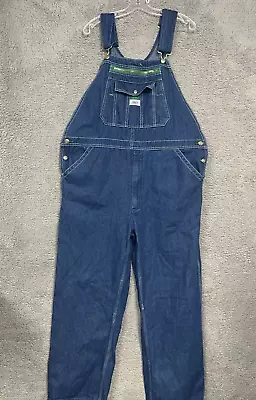 Liberty Overalls Men's Size 40x30 Blue Denim Bibs Work Wear Carpenter Farmer • $26.87