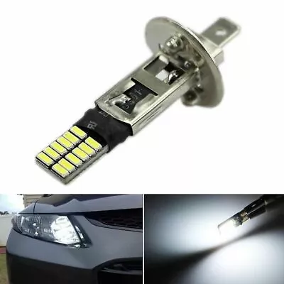 6500K HID Xenon White 24-SMD H1 LED Replacement Bulbs For Fog Lights Driving DRL • $5.86