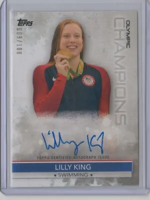 2021 Topps U.S. Olympic Team Champions Autograph #OCLK Lilly King /100 Auto • $149.99