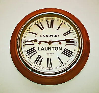 LNWR London & North Western Railway Style Launton Station Room Clock • £65