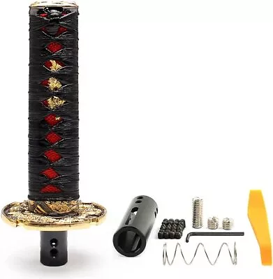 ⭐New 15cm Samurai Sword Automatic Gear Shift Knob Shifter Katana Metal Universal • $20.79