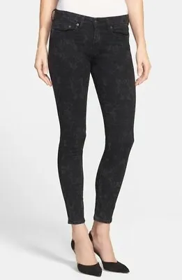 Vince 197516 Womens 'Dylan' Casual Ankle Skinny Jeans Black Size 24 • $109.65