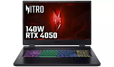 Acer Nitro 5 17.3in I7 16GB 1TB RTX4050 Gaming Laptop - REFURB-B • £891.65