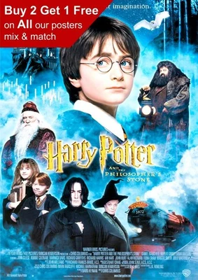 Poster De Cinéma Vintage – Harry Potter – Manifesto / Locandina – Fabriqué En Italie