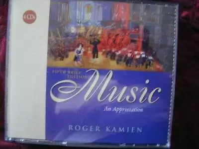 Music: An Appreciation Brief Edition 4CD Set - Audio CD - VERY GOOD • $14.98
