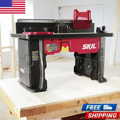 SRT1039 Benchtop Portable Router Table Wood Working Adjustable Edge Guides NEW • $221.25
