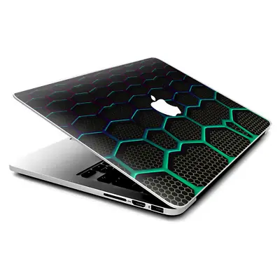 Skin Decals Wrap For MacBook Pro Retina 13  - Metal Grid Futuristic Panel • $15.98