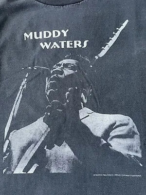 Muddy Waters 1998 Blues Singer Musician Band Vintage Graphic T Shirt Size XL • $149.98
