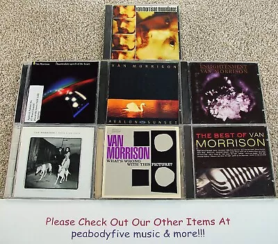 Lot Of 7 VAN MORRISON CDS - Moondance Inarticulate Avalon Enlightenment Days † • $19.38