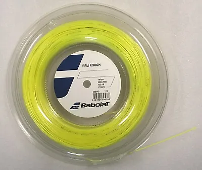 Babolat RPM Blast ROUGH 16 1.30mm 660ft 200m Reel Tennis YELLOW String NADAL • $185