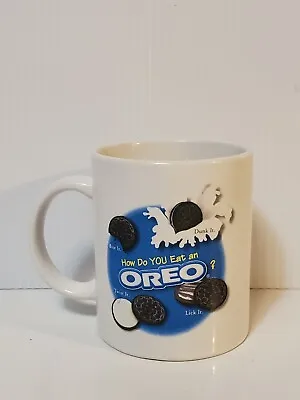£18.03 • Buy Oreo Cookies Coffee Cup Mug Bite Twist It Lick It Dunk It Nabisco 