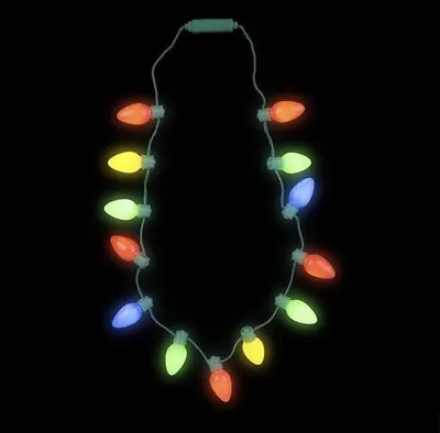 LED Light Up Necklace Christmas Necklace Party Favor Single Necklace 13 Bulbs • $8.87