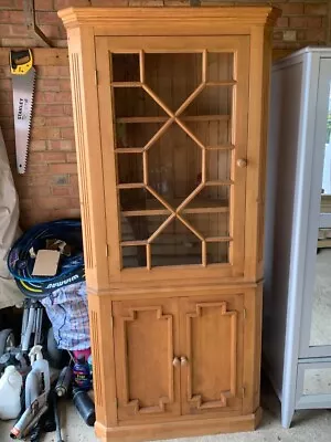 £45 • Buy Pine Wooden Corner Dresser Unit