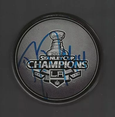 Davis Drewiske Signed Los Angeles Kings 2012 Stanley Cup Champions Puck LA • $49.99