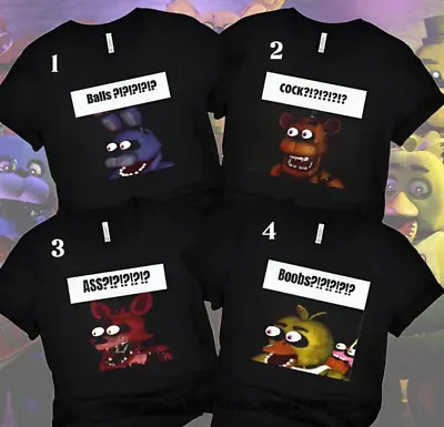 Five Nights At Freddy Meme Shirt Bonny Balls Freddy Fnaf Foxy Freddy • $22.97